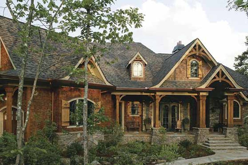 Dream House Plan - Ranch Exterior - Front Elevation Plan #54-313