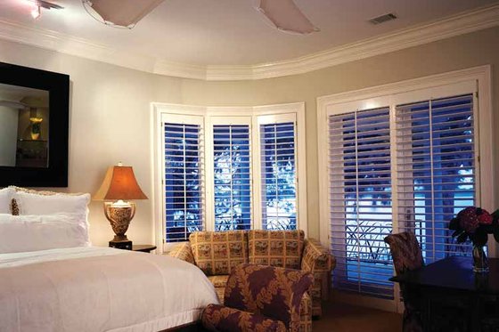 Interior - Master Bedroom 1 for Mediterranean House Plan #930-70 - 3 bed, 2.5 bath