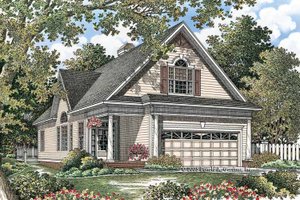 Exterior - Front Elevation 3 for Country House Plan #929-762 - 3 bed, 3.5 bath