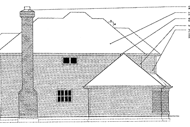 Architectural House Design - Exterior - Other Elevation for Traditional House Plan #48-723 - 3 bed, 2.5 bath