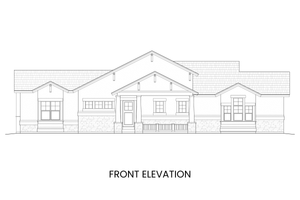 Exterior - Front Elevation 3 for Craftsman House Plan #1108-7 - 3 bed, 3 bath