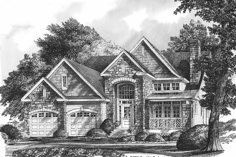 Home Plan - Exterior - Front Elevation 3 for Country House Plan #929-651 - 3 bed, 2.5 bath