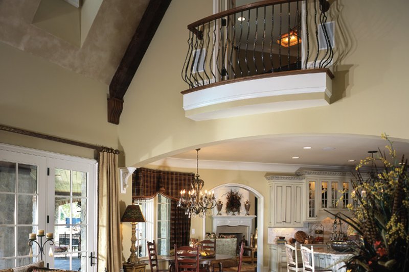 House Plan Design - Interior - Family Room 1 for European House Plan #453-609 - 7 bed, 7.5 bath