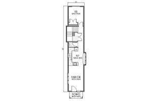 Floor Plan - Main Floor for Bungalow House Plan #423-46 - 3 bed, 1.5 bath