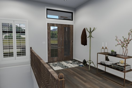 Interior - Entry for European House Plan #1060-75 - 3 bed, 3.5 bath