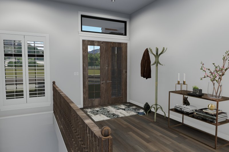 House Plan Design - Interior - Entry for European House Plan #1060-75 - 3 bed, 3.5 bath