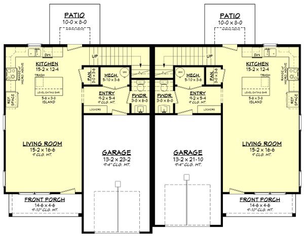 Farmhouse Floor Plan - Main Floor Plan #430-360