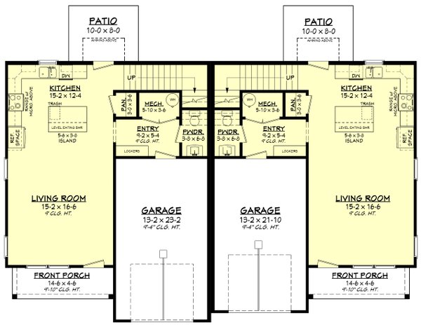 House Blueprint - Farmhouse Floor Plan - Main Floor Plan #430-360
