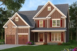 Traditional Exterior - Front Elevation Plan #419-308