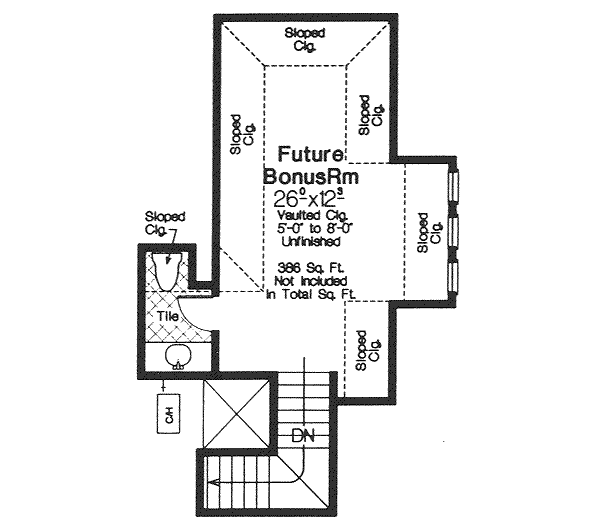 House Plan Design - European Floor Plan - Other Floor Plan #310-333