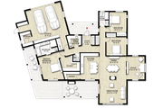 Modern Style House Plan - 3 Beds 2.5 Baths 2322 Sq/Ft Plan #924-15 