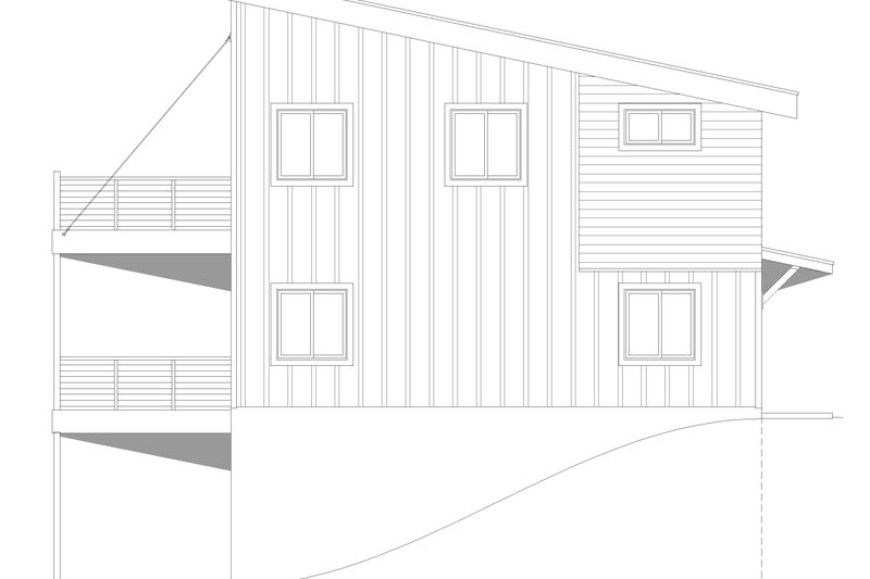 House Plan Design - Exterior - Other Elevation for Modern House Plan #932-423 - 3 bed, 2 bath