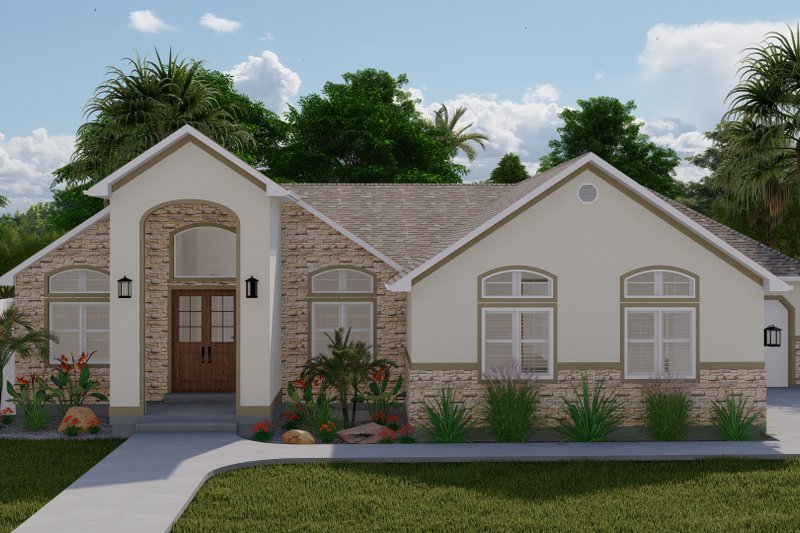 House Design - Exterior - Front Elevation 3 for Craftsman House Plan #1060-261 - 2 bed, 2 bath