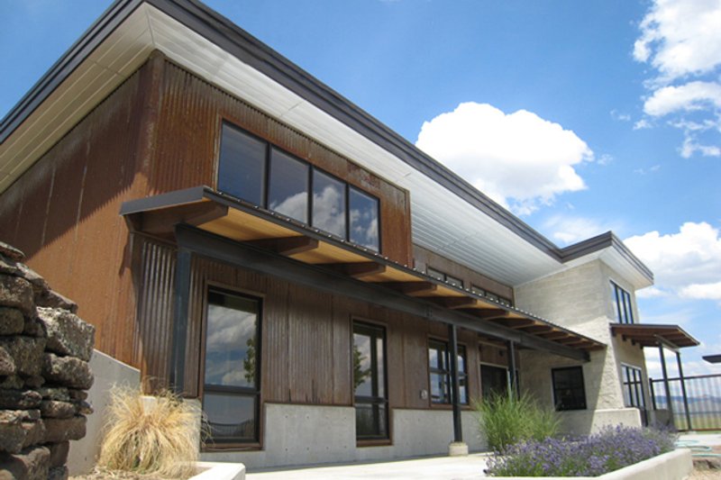 Dream House Plan - Modern Exterior - Front Elevation Plan #451-18