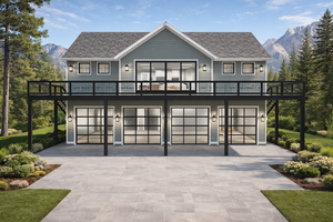 Architectural House Design - Farmhouse Exterior - Front Elevation Plan #1060-466