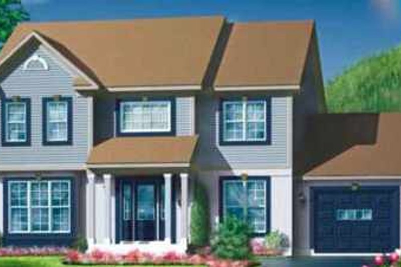 House Design - Traditional Exterior - Front Elevation Plan #25-2087