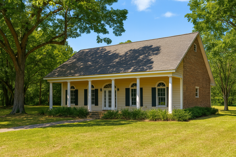 Home Plan - Exterior - Front Elevation 4 for Country House Plan #44-209 - 3 bed, 2 bath