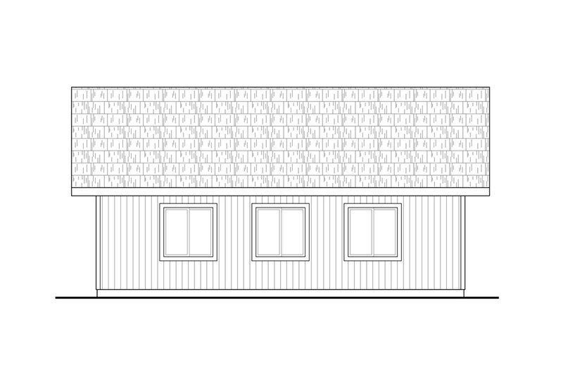 Home Plan - Exterior - Other Elevation 1 for Traditional House Plan #124-1276, 0 bath