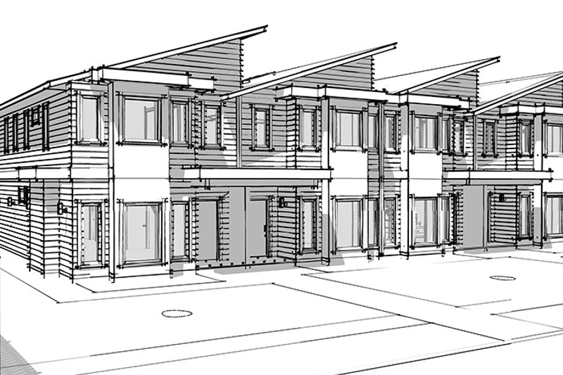 Architectural House Design - Exterior - Other Elevation for Contemporary House Plan #1101-36 - 10 bed, 8 bath