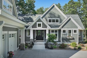 Exterior - Front Elevation 3 for Traditional House Plan #928-300 - 3 bed, 2.5 bath