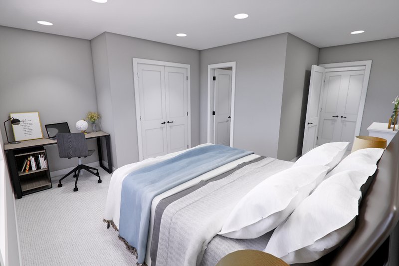Dream House Plan - Interior - Bedroom 2 for Farmhouse House Plan #51-1280 - 4 bed, 3.5 bath