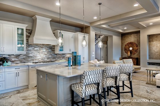 Interior - Kitchen for Mediterranean House Plan #930-449 - 3 bed, 3.5 bath