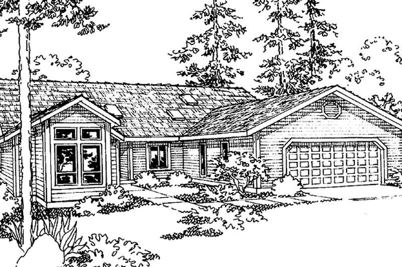 Home Plan - Traditional Exterior - Front Elevation Plan #997-13