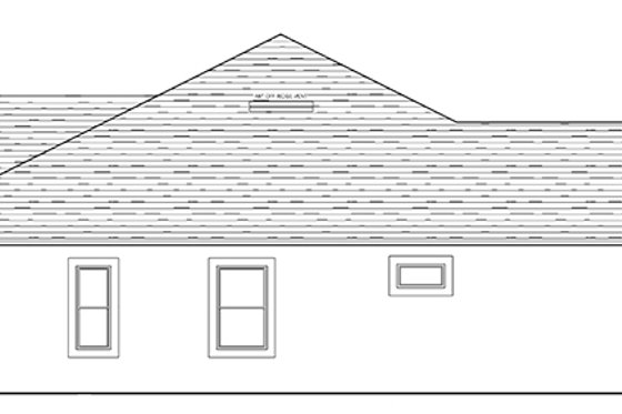 Exterior - Other Elevation 1 for Colonial House Plan #1058-124 - 3 bed, 2 bath