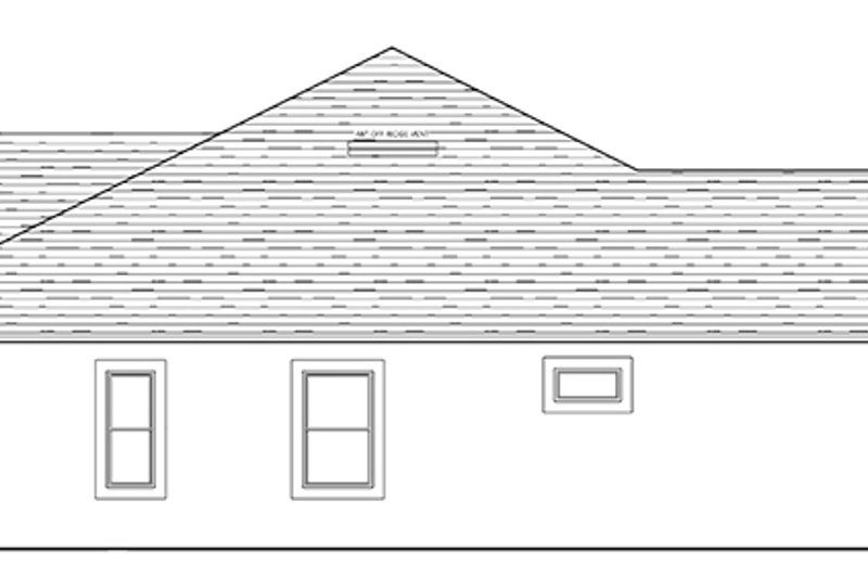 Dream House Plan - Exterior - Other Elevation 1 for Colonial House Plan #1058-124 - 3 bed, 2 bath
