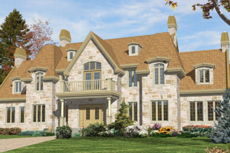European Style House Plan - 3 Beds 2.5 Baths 4301 Sq/Ft Plan #138-232