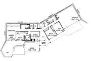 Contemporary Style House Plan - 2 Beds 3 Baths 2052 Sq/Ft Plan #60-892 