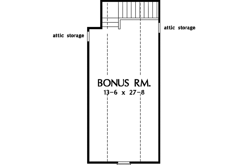 Home Plan - Floor Plan - Upper Floor for Country House Plan #929-339 - 3 bed, 2 bath