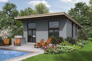 Contemporary Style House Plan - 2 Beds 1 Baths 780 Sq/Ft Plan #48-685 
