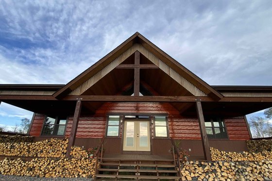 Exterior - Front Elevation 3 for Country House Plan #932-15 - 2 bed, 2 bath