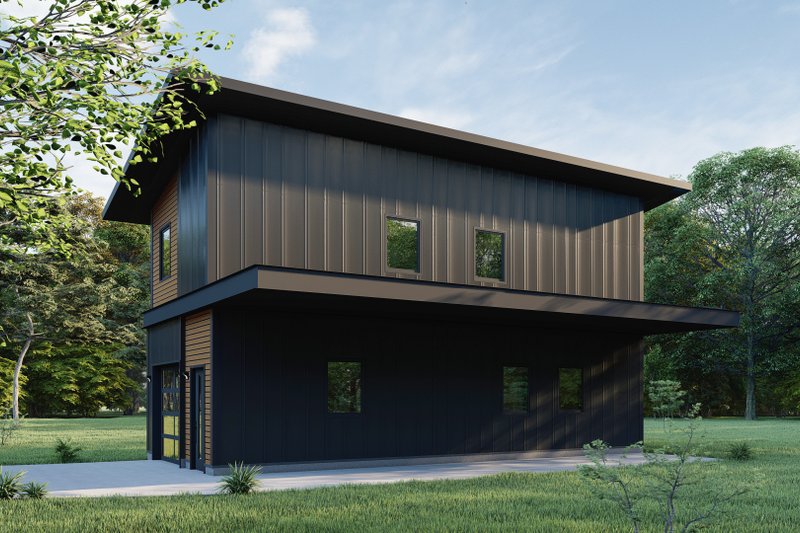 Home Plan - Exterior - Other Elevation 1 for Contemporary House Plan #1092-10 - 2 bed, 1.5 bath