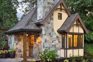 Storybook tudor cottage floor plan