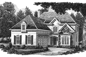 Exterior - Front Elevation 3 for Country House Plan #927-752 - 3 bed, 3 bath