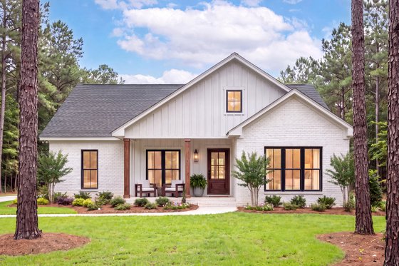 Exterior - Front Elevation 6 for Farmhouse House Plan #430-445 - 3 bed, 2 bath