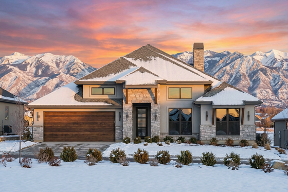 Exterior - Front Elevation 3 for Modern House Plan #1096-93 - 4 bed, 2.5 bath