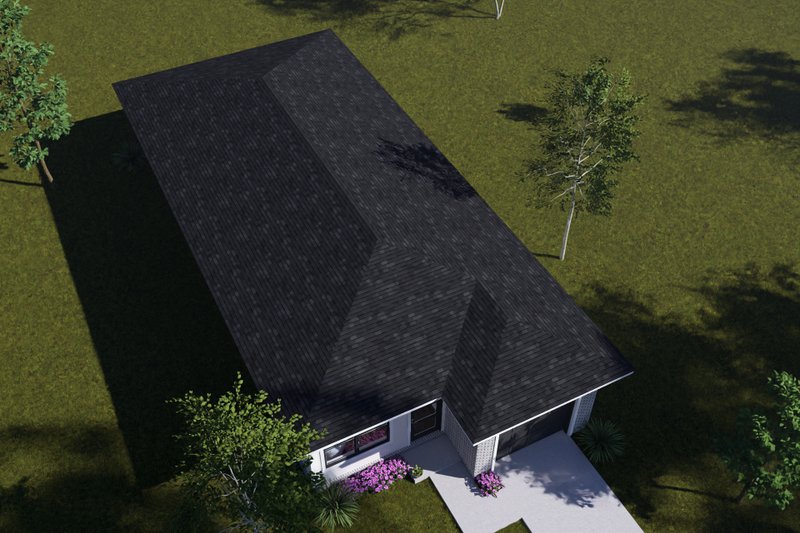 Home Plan - Exterior - Other Elevation 4 for Modern House Plan #513-2475 - 3 bed, 2 bath
