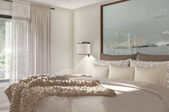 Interior - Master Bedroom for Traditional House Plan #455-436 - 3 bed, 2 bath