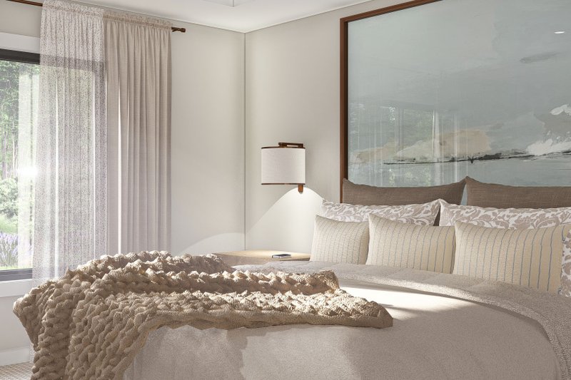 Architectural House Design - Interior - Master Bedroom for Traditional House Plan #455-436 - 3 bed, 2 bath