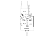 Country Style House Plan - 3 Beds 2 Baths 1541 Sq/Ft Plan #17-2635 
