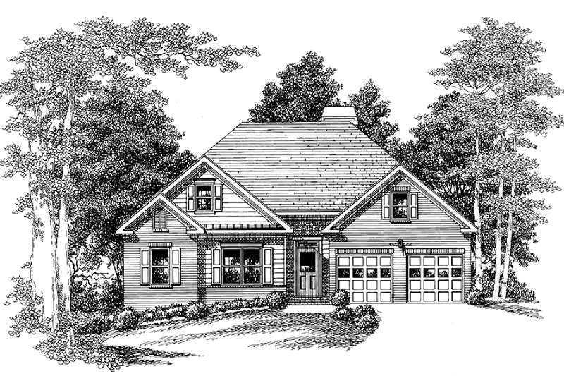 House Design - Ranch Exterior - Front Elevation Plan #927-241