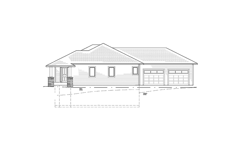 Home Plan - Floor Plan - Other Floor for Ranch House Plan #939-6 - 3 bed, 2.5 bath