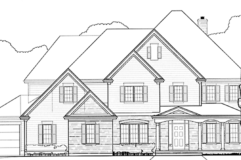 Architectural House Design - Country Exterior - Front Elevation Plan #978-28