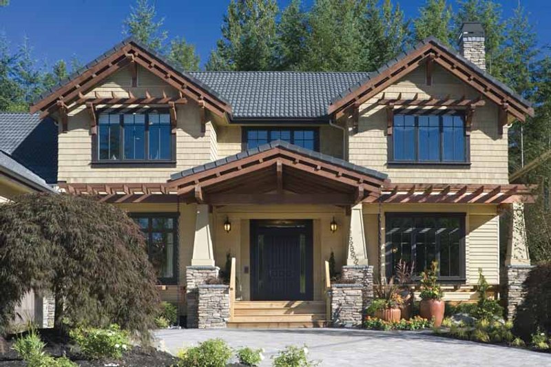 Dream House Plan - Exterior - Front Elevation 5 for Traditional House Plan #48-877 - 4 bed, 4.5 bath