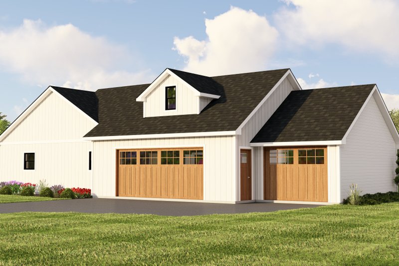 House Blueprint - Exterior - Other Elevation 1 for Farmhouse House Plan #1064-98 - 4 bed, 2.5 bath