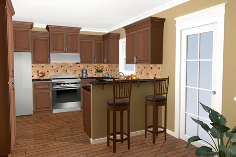 Architectural House Design - Photo 2 for Southern House Plan #21-194 - 3 bed, 2 bath