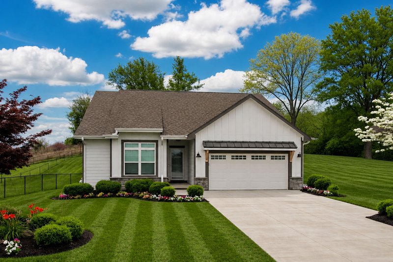 House Plan Design - Exterior - Front Elevation 4 for Farmhouse House Plan #20-2354 - 3 bed, 2 bath
